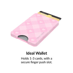 Dolly Pink Gingham MagSafe Wallet