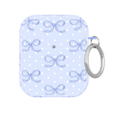 Lovely Blue Bows AirPod Case