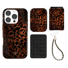 Leopard Tort iPhone Bundle Set - Wallet