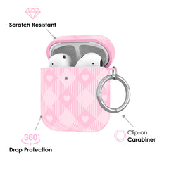 Dolly Pink Gingham AirPod Case
