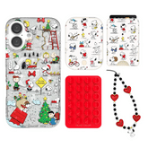 Snoopy Christmas Glitter iPhone Bundle Set - Wallet