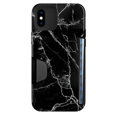 Black Marble Iphone Wallet Case