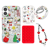 Snoopy Christmas Glitter iPhone Bundle Set - Grip