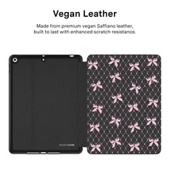 Lacy Pink Bows iPad Case