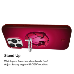 Black Cherry Crystal MagSafe Grip Ring