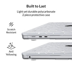 White Stars MacBook Case