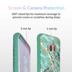 Green Emerald Marble Samsung Galaxy Case