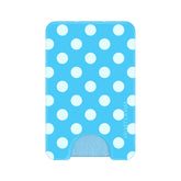 Aquamarine Polka Dot MagSafe Wallet
