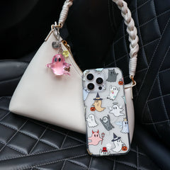 Pink Ghosted Bag Charm