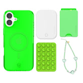 Neon Green iPhone Bundle Set - Wallet