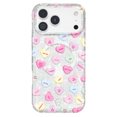 Sweet Hearts Glitter iPhone Case