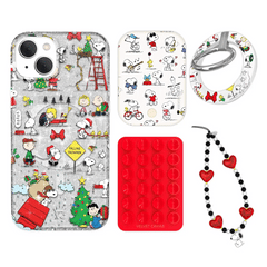 Snoopy Christmas Glitter iPhone Bundle Set - Grip