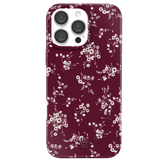 French Burgundy Floral iPhone Case