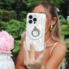 Vintage Lace Bows iPhone Case