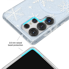 Snow Angel Glitter Samsung Case