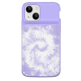 Purple Tie Dye iPhone Charging Case