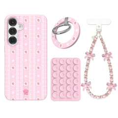 Strawberry Macaron Samsung Bundle Set