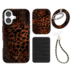 Leopard Tort iPhone Bundle Set - Grip