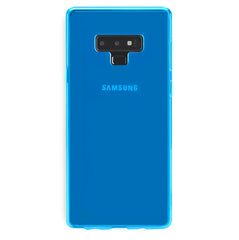 Neon Blue Clear Samsung Case
