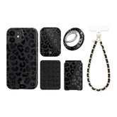 Black Leopard iPhone Bundle Set