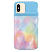 Pastel Tie Dye iPhone Charging Case