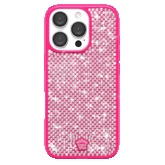 Hot Pink Caviar Crystals iPhone Case