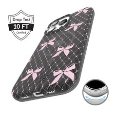 Lacy Pink Bows iPhone Case