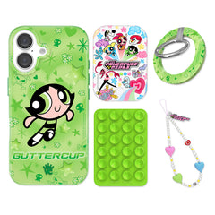 The Powerpuff Girls Buttercup iPhone Bundle Set - Grip