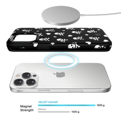 Chrome Skulls iPhone Case