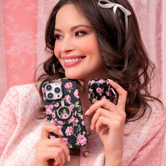 Pink Rose Floral iPhone Case