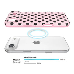 Princess Pink Polka Dot iPhone Case
