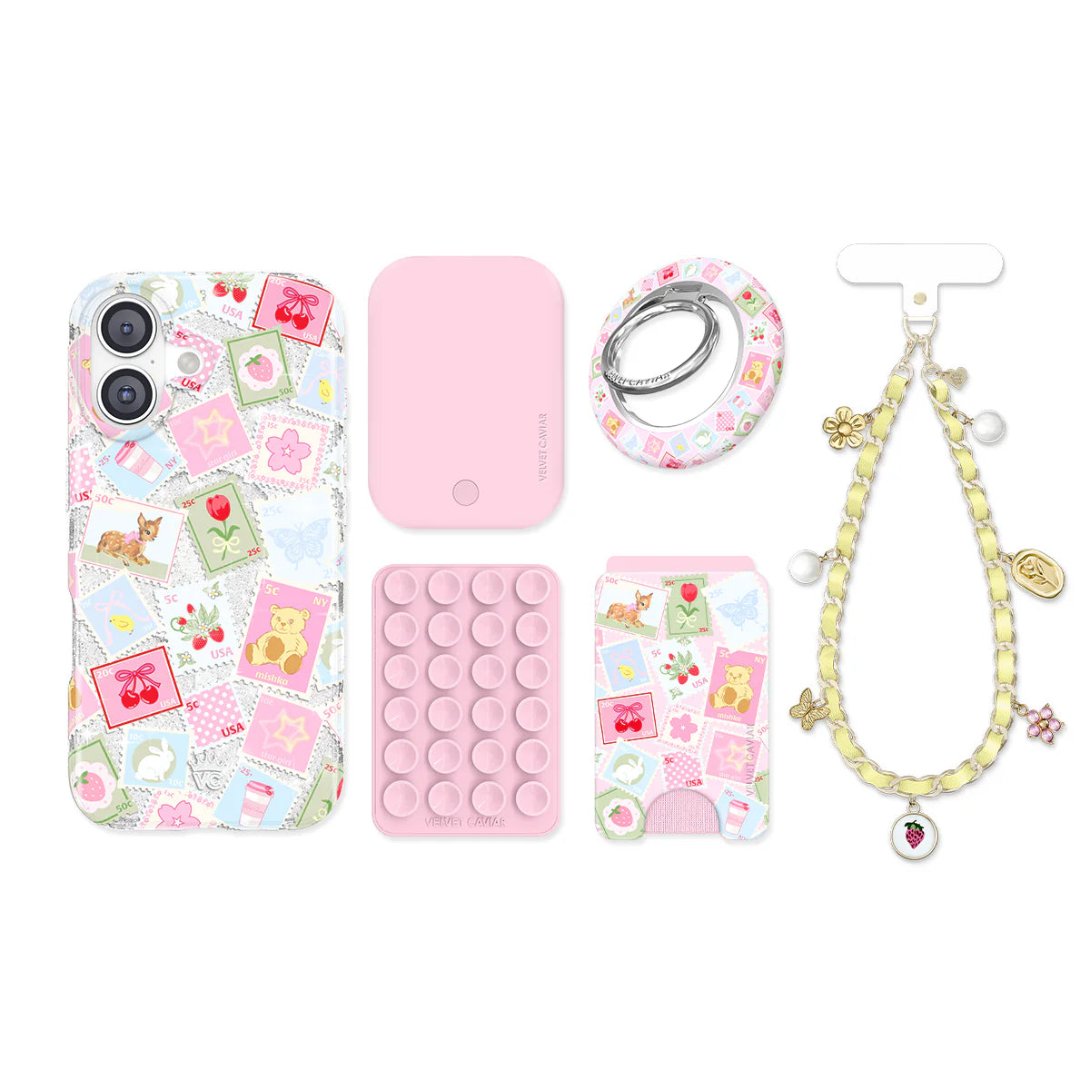 Spring Whimsy Stamps Glitter iPhone Bundle Set