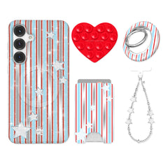 Stars & Stripes Glitter Samsung Bundle Set