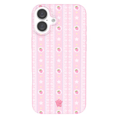Strawberry Macaron iPhone Case