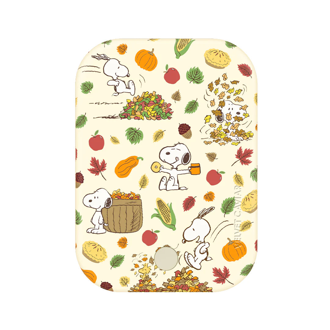 Snoopy Autumn Leaves Portable MagSafe Charger Power Pack