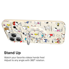 Snoopy Moods MagSafe Grip Ring