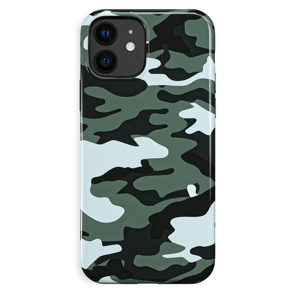 Green Camo iPhone Case