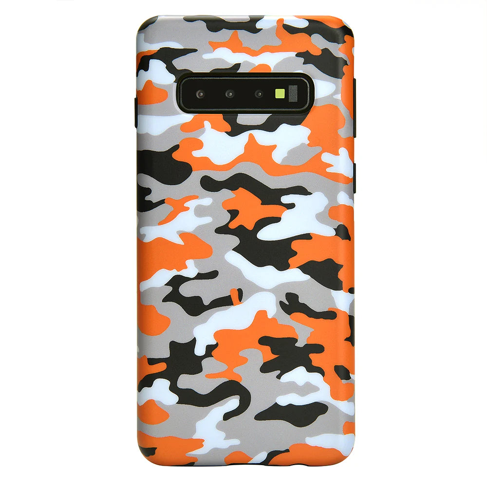 Orange Camo Samsung Galaxy Case