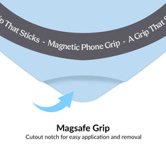 Cotton Candy Blue Heart MagSafe MightyGrip