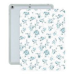 French Blue Floral iPad Case