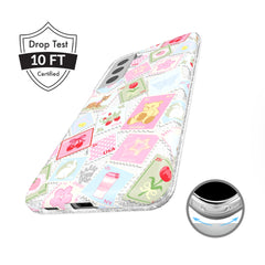 Spring Whimsy Stamps Glitter Samsung Case