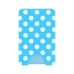 Aquamarine Polka Dot MagSafe Wallet