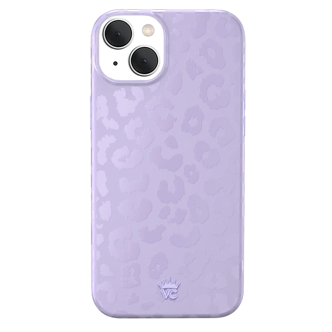 Lilac Leopard iPhone Case
