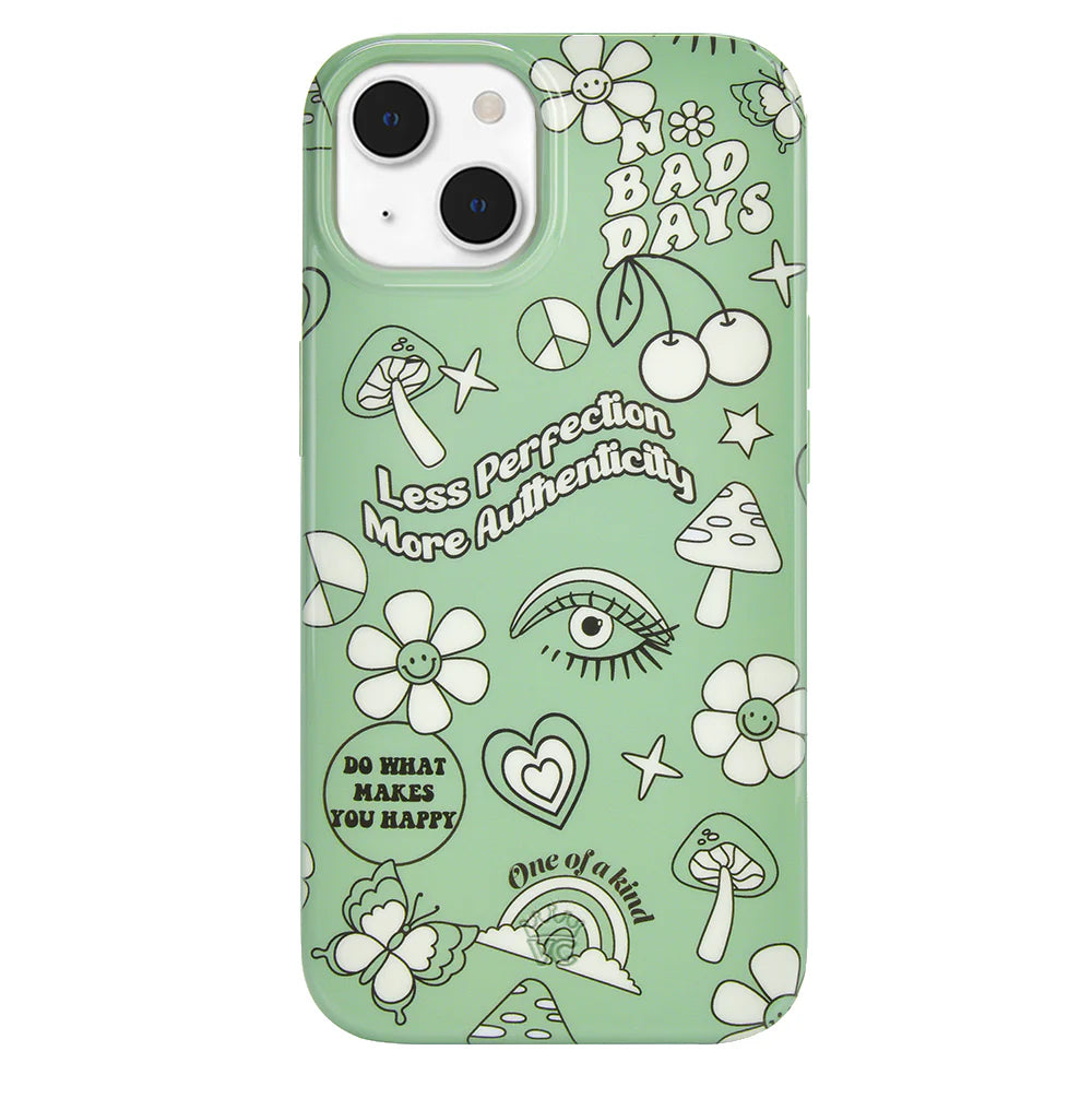 Good Vibes Matcha iPhone Case