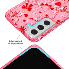 Be Mine Glitter Samsung Case