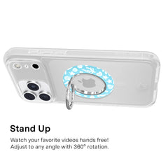 Aquamarine Holo MagSafe Grip Ring