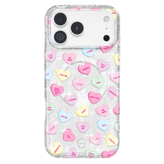 Sweet Hearts Glitter iPhone Case