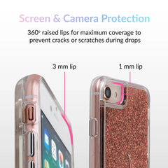 Glitter Flames iPhone Case by Nessa