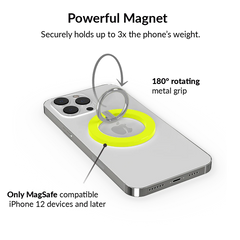 Neon Yellow MagSafe Grip Ring