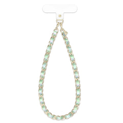 Mermaid Holo Leather Chain Phone Charm